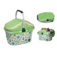 Picnic & Beyond - Cesta Para Picnic, Plegable, Marco De Aluminio, Color Verde