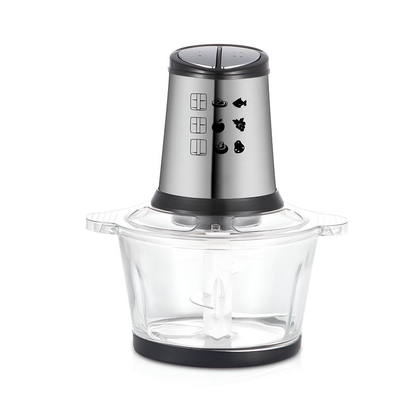 Genérico - Procesador Alimentos 2L Picadora Carne Acero Inoxidable Lau