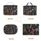 thumbnail image 2 of Neceser Signare Morning Garden, diseño negro, para mujer, 2 of 4
