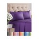 thumbnail image 1 of Juego de sábanas CGK Unlimited Queen Size, color morado, Oeko-Tex, 4 piezas, 1 of 8