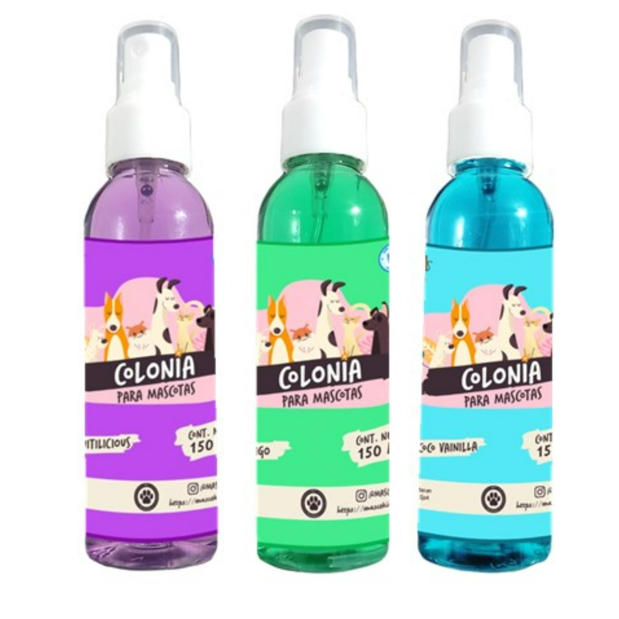 Mascokits - Colonia Perro Gato & Perrito Gatito Sin Alcohol 50ml Mascota