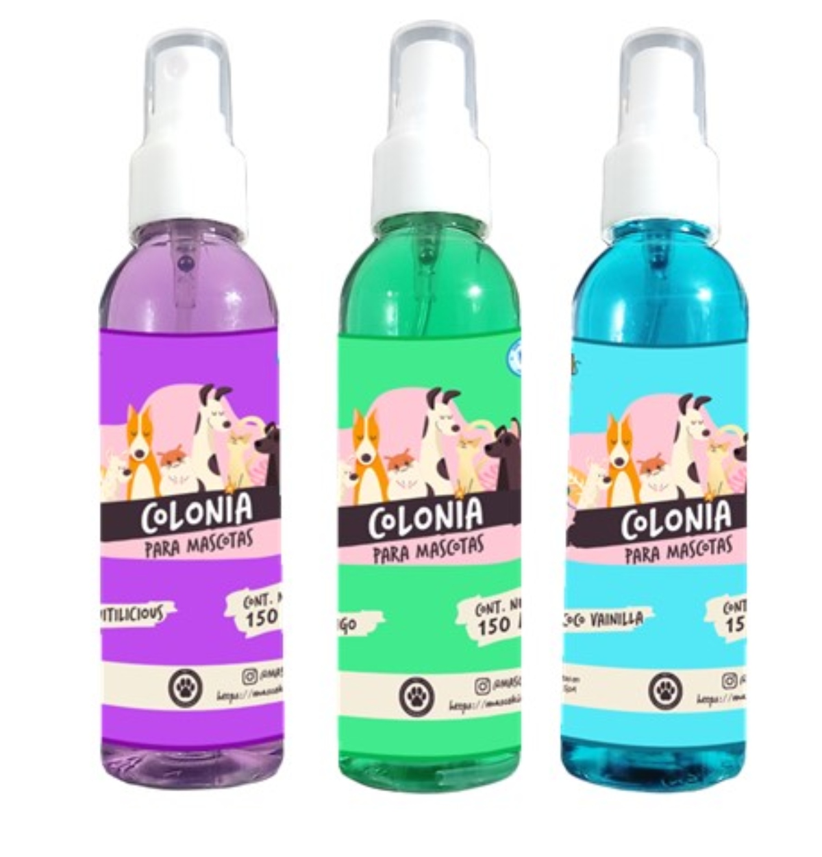 Mascokits - Colonia Perro Gato & Perrito Gatito Sin Alcohol 50Ml Mascota