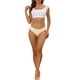 thumbnail image 2 of INSPIRAR CHIC Bragas Sin Costura para Mujeres Ropa Interior Invisible Color Beige, 2 of 4