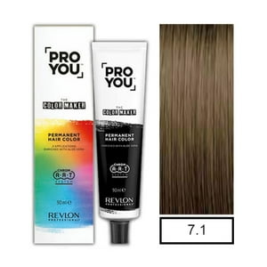 Revlon - Tintura 7.1 Pro You Rubio Medio Ceniza 90Ml Mas Oxidante