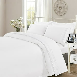 Hebra - Juego Sabana Broderie Alicante 1.5 P Blanco