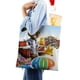 thumbnail image 4 of Hop Bolso de tela con estampado de lienzo para mujer, bolsa de compras reutilizable y estética, con cremallera interior, regalo para mujer,38*45cm., 4 of 6