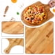 thumbnail image 5 of Pala para pizza ALLWINNER de bambú de 30 cm, 2 unidades, para hacer pizza, 5 of 7
