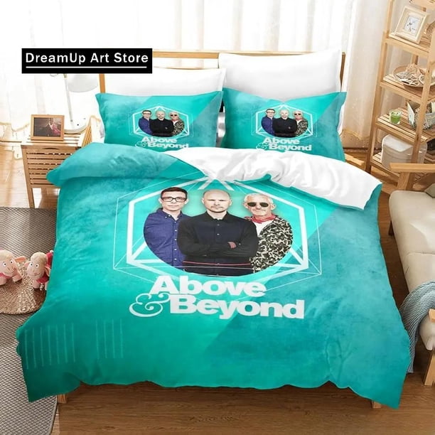 Music Band Above & Beyond Bedding Set Boys Girls Duvet Cover Pillowcase Bed Kids Adult Home Textiles