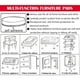 thumbnail image 5 of Almohadillas antideslizantes para muebles, 10 láminas de topes de goma para evitar deslizamientos, protectores de patas para sillas, almohadillas antideslizantes para muebles., 5 of 5