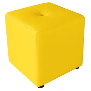 Muebles Hvm - Puff Hvm Boton Amarillo