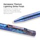 thumbnail image 3 of Bolígrafo OKNIFE B1 de titanio Lightning Strike con mecanismo de clip para EDC, 3 of 7