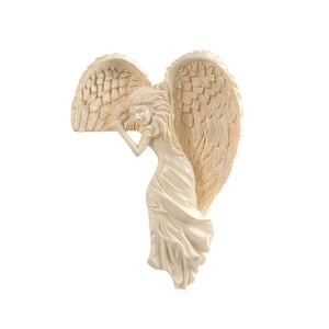 Bothyi - Ángel Puerta Marco Decoración Resina Ángel Estatuilla Para Oficina Hogar Sala De Estar Derecha