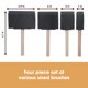 thumbnail image 3 of Cepillos de espuma Furniture Clinic - Pack de 4 lavables, 3 of 9