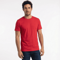T-World - Polera 100 % Algodón Manga Corta Básica 170 Grs. Rojo