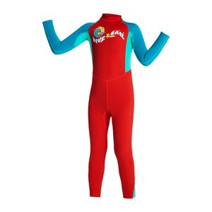 Ioensy - Traje De Neopreno Para Niños Traje De Baño Resistente Al Agua Traje De Baño Para Niñas Y Niños Traje De Buceo L Rojo