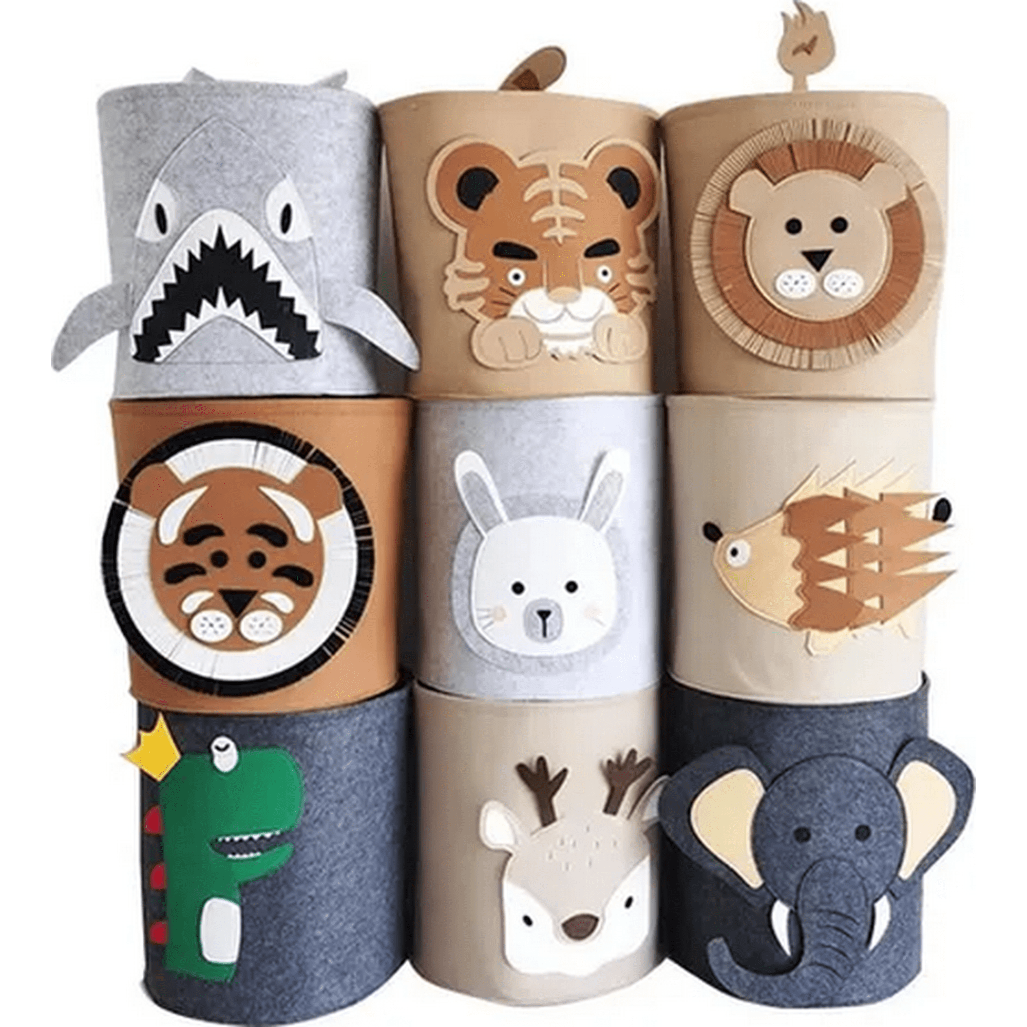 Genérico - Canasto Infantil Diseño Animales