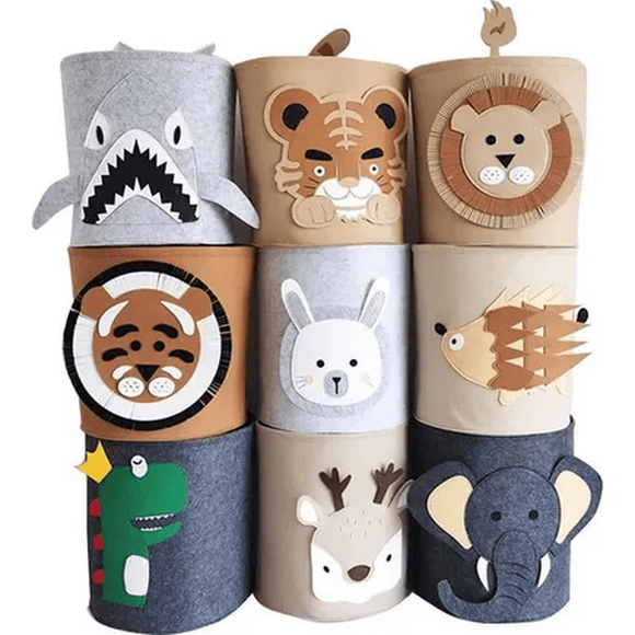 Canasto infantil diseño animales