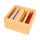 thumbnail image 3 of Caja de ayuda para enseñanza de madera, bandeja Montessori, caja de almacenamiento multifuncional, juguete educativo de madera para niños, guardería y, 3 of 5