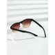 thumbnail image 3 of POLASUP GAFAS LENTES DE SOL Gafas de sol con montura negra y lentes marrones degradados, diseño clásico y elegante, 3 of 6