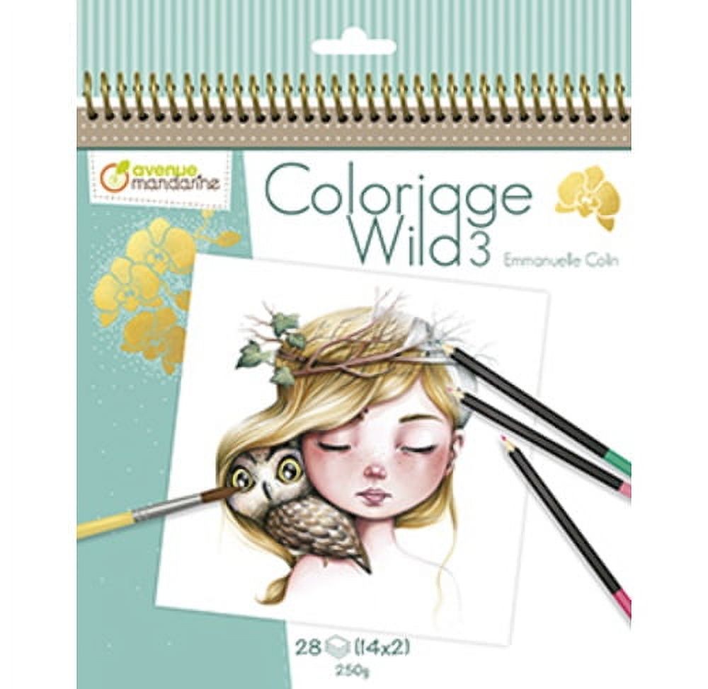 Avenue Mandarine - Libro Para Colorear Wild 3