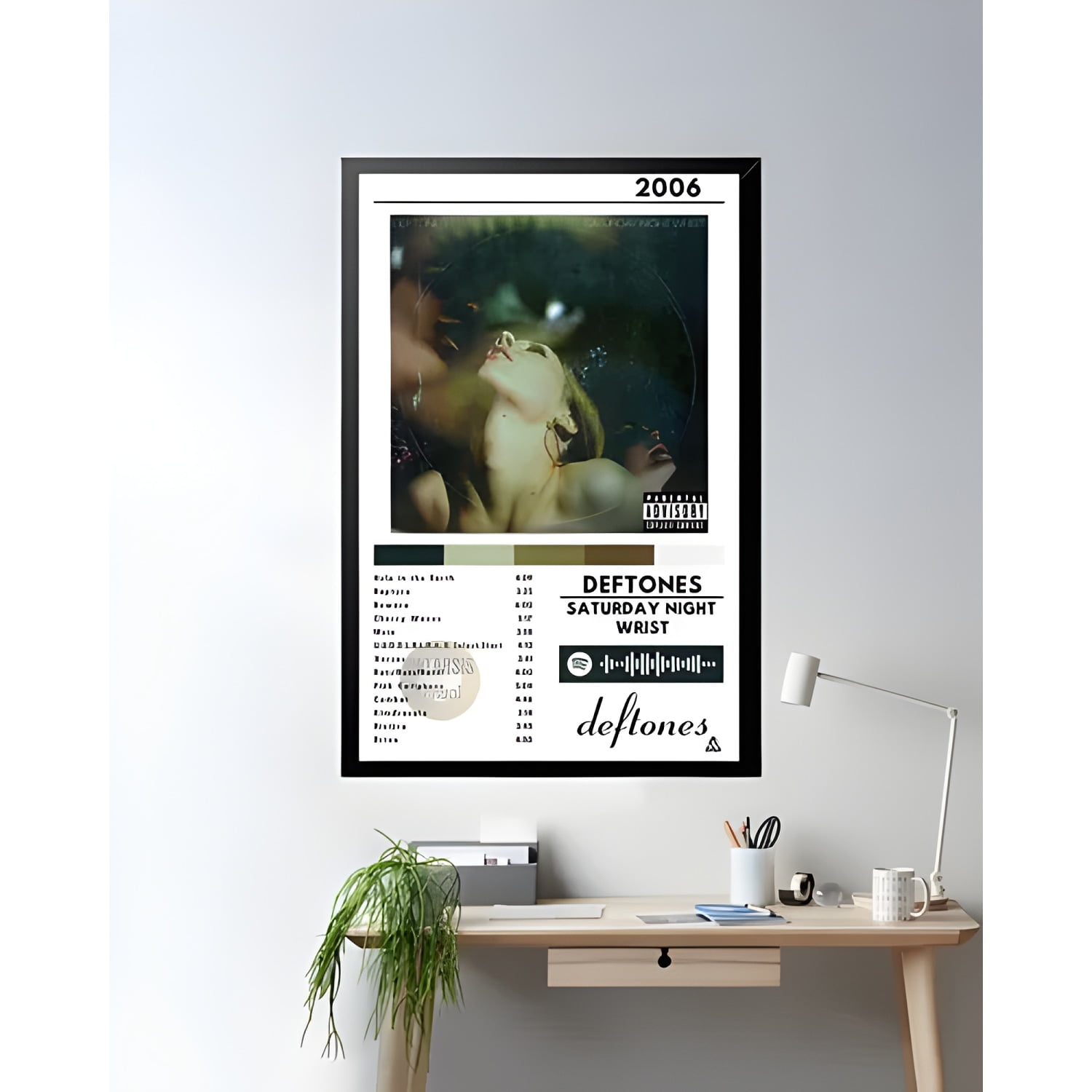 Genérico - Cuadro Deftones Saturday Night Wrist 24x36 Cm