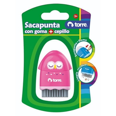 Bóligrafo Sacapunta C/ Goma + Cepillo  Torre