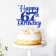 thumbnail image 5 of Decoración para tartas Kaoenla Happy 67th Birthday 67 años, azul, 5 of 8