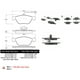 thumbnail image 2 of Pastillas Freno para auto Alfa Romeo 147 2000-2010 Delantero, 2 of 4