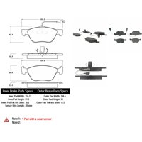 Pastillas Freno Para Auto C-Tek 102.14760