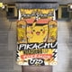 thumbnail image 1 of Comforter Set Queen Size Pokmon Set with 2 Pillowcases for All SeasonsBedding Set 3pcs for Kids Boys Girls Bedroom Decor Bed Sheets, 1 of 5