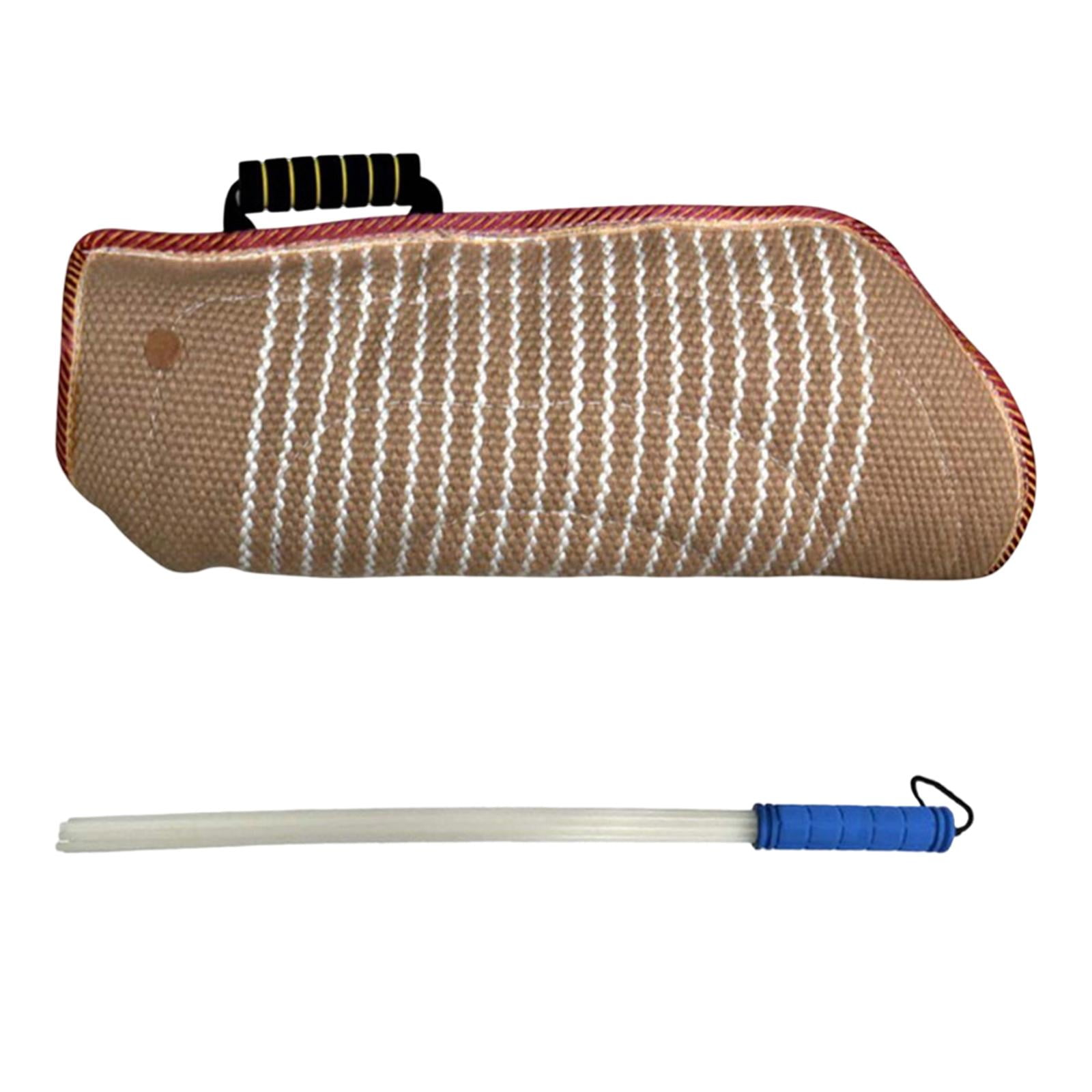 Magideal - Juguete Duradero Para Perros Con Manga Para Morder, Equipo De Entrenamiento Para Perros Acolchado Con Varilla De Agitación De Látigo Para Perros De Tr