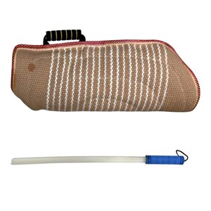 Magideal - Juguete Duradero Para Perros Con Manga Para Morder, Equipo De Entrenamiento Para Perros Acolchado Con Varilla De Agitación De Látigo Para Perros De Tr