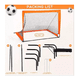 thumbnail image 2 of "Arco De Futbol Plegable  Belug Xlandia Porteria Portatil Juguete Para Niños 120 cm x 90 cm Color Naranja ", 2 of 5