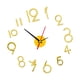 thumbnail image 4 of Reloj De Pared De Bricolaje Kit De Reloj De Bricolaje Grande Para Decoración De Sala De Estar Fácil De Montar Oro, 4 of 5