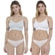 thumbnail image 1 of Peto Mujer Bipack Seamless Blanco - Celeste Corona, 1 of 5