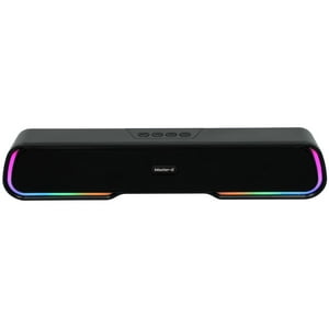 Master-G - Soundbar Parlante Gamer Bluetooth Luces Rgb 1200Mah