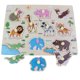 thumbnail image 5 of Rompecabezas De Madera De La Clavija Ni?os Preescolar Juguetes Educativos Regalo Zoológico Animales, 5 of 5