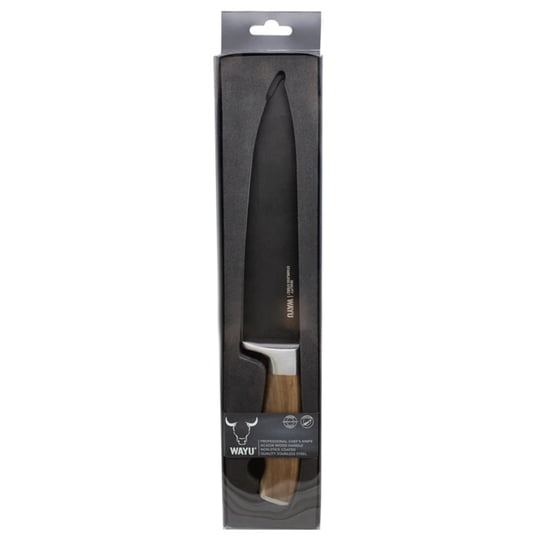 Cuchillo Acero Inoxidable - Madera 1 Pieza Negro Wayu
