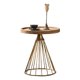 thumbnail image 1 of Mesa Lateral Mesa De Centro Dorada Moderna Elegante Cono Dorado, 1 of 4