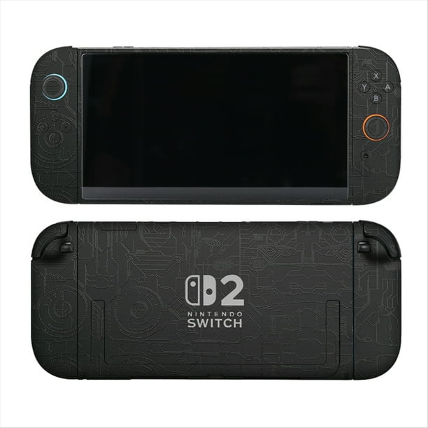 Juego de calcomanías para Nintendo Switch 2 y Joy-Cons: antiarañazos, sin burbujas, sin residuos, material adhesivo de primera calidad; película protectora de cobertura total para consola y mandos