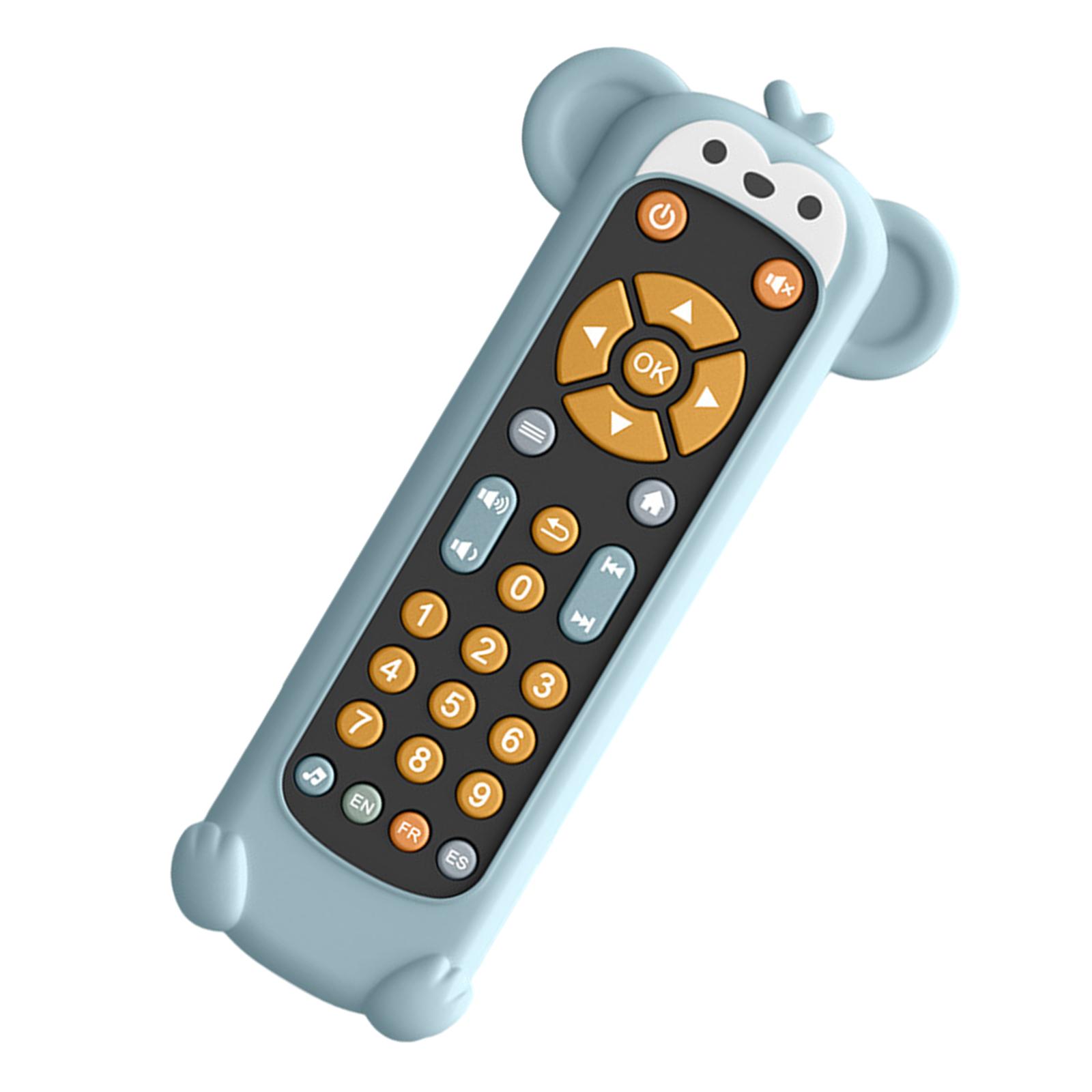 Bothyi - Juguete Realista Para Niños Pequeños Con Control Remoto De Tv, Juguete De Aprendizaje Para Bebés De 6 A 12 Meses, Estuche De Mono Blanco