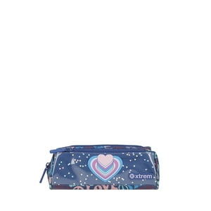 Estuche Xtrem Campbell 4Xt Corazones Azul