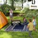 thumbnail image 2 of Alfombra Exterior Outsunny 244x305 cm Impermeable Reversible Azul para Patio, 2 of 9