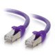 thumbnail image 1 of Cable Ethernet C2G Cat6a 7,6 m Púrpura Blindado STP, 1 of 3