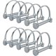 thumbnail image 1 of Pasadores de bloqueo de alambre, pasador de bloqueo de eje de 1/4" x 1-3/4", pasador de acoplamiento de seguridad resistente, paquete de 10, pasador de enganche con retenedor de alambre de arco redond, 1 of 7