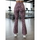 thumbnail image 2 of Calza Flare Mujer Animal Print Pretina Cruzada Fitness, 2 of 6