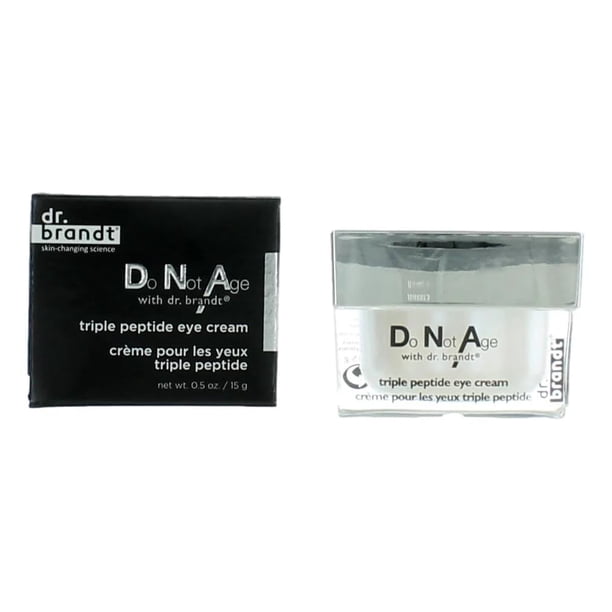 No Envejezca con la Crema para Ojos con Triple Péptido Dr. Brandt de Dr. Brandt para Unisex - 0.5 oz de Crema
