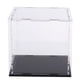 thumbnail image 5 of Vitrina de acrílico , vitrina de protección negra, caja de exhibición de caja de mostrador de montaje a prueba de polvo para , 20x20x27cm, 5 of 5