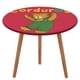 thumbnail image 1 of Corduroy-theme Fitted Round Tablecloths Elastic Edged Table Covers Waterproof Table Cloth for Kitchen Holiday Party Tables Decor 120cm, 1 of 6