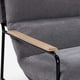 thumbnail image 4 of Poltrona Rosen Ellon Tela Taupe, 4 of 5